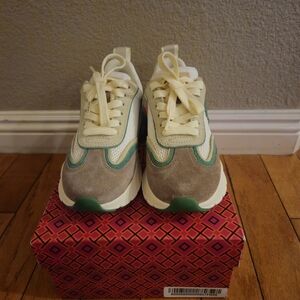 Tory Burch Women's Good Luck Bubble Trainer Mesh/Suede